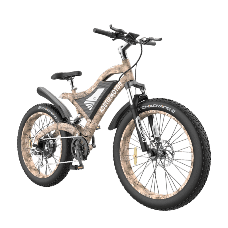 AOSTIRMOTOR S18 48V/15Ah 1500W Fat Tire Electric Bike - Image 2