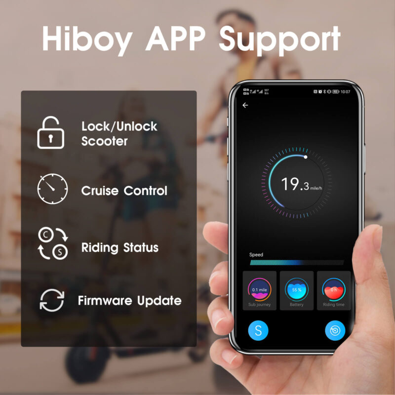Hiboy S2 Max 48V/11.6Ah 500W Electric Scooter - Image 10