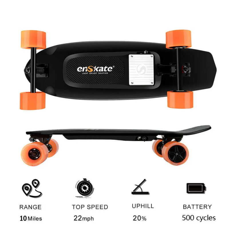 enSkate R3 MINI 36V/2.5Ah 900W Electric Skateboard - Image 4