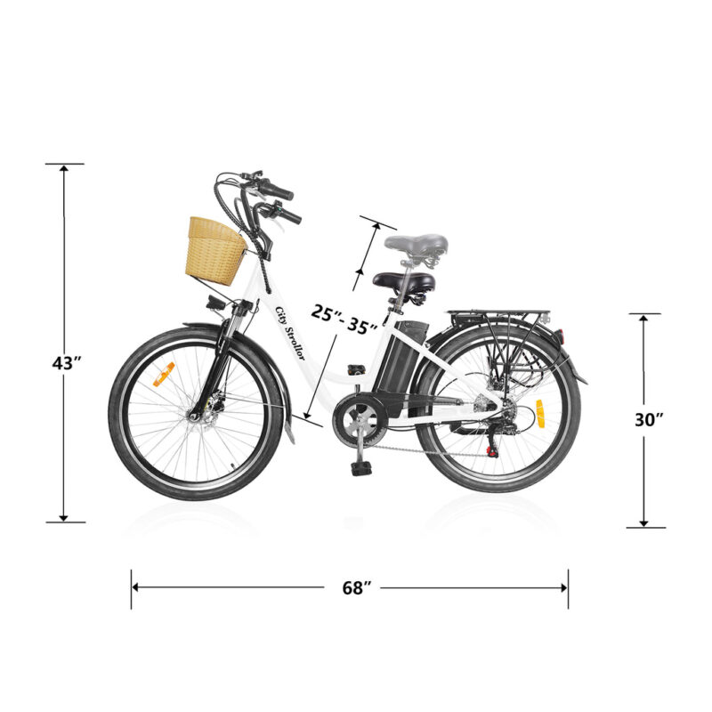NAKTO City Stroller 36V/12Ah 600W Electric Bike - Image 3