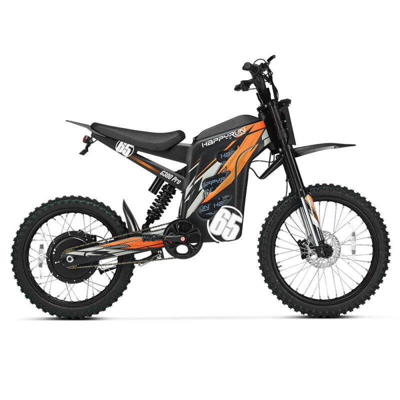 HappyRun G300 Pro 72V/30Ah 6500W Off-Road Electric Dirt Bike - Image 2