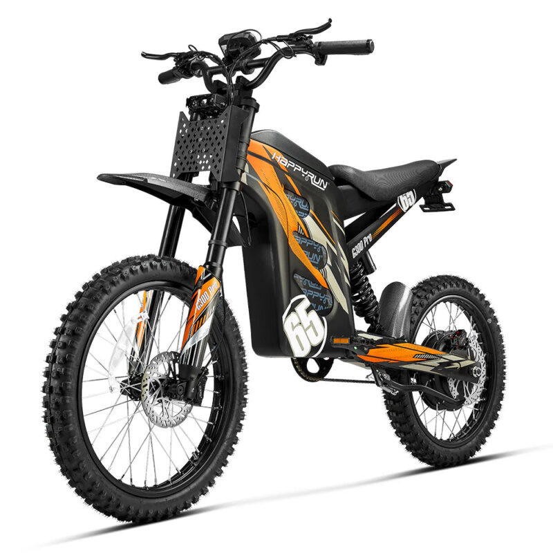 HappyRun G300 Pro 72V/30Ah 6500W Off-Road Electric Dirt Bike - Image 3