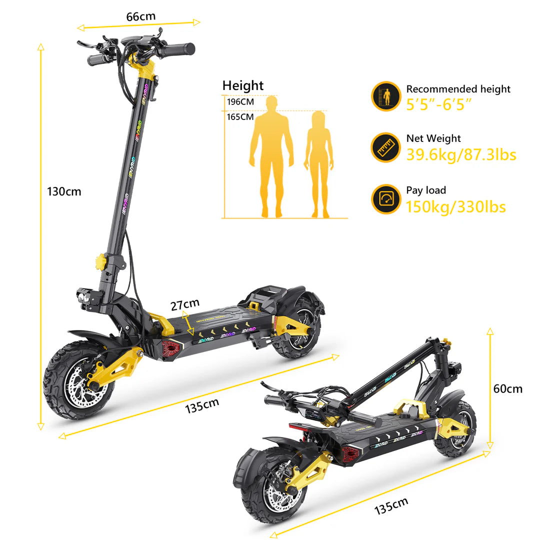 iENYRID ES60 60V/23Ah 2400W Electric Scooter - Image 9