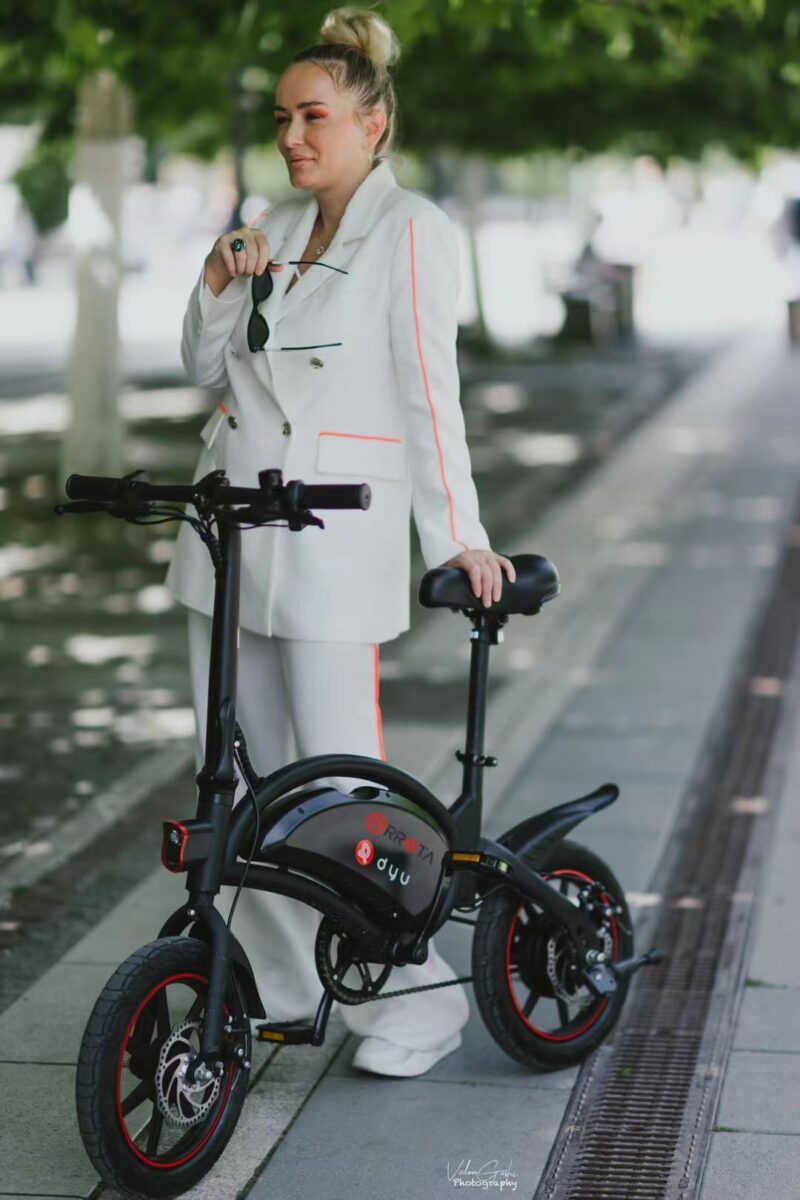 DYU D3F 36V/10Ah 250W Folding Electric Mini Bike - Image 15