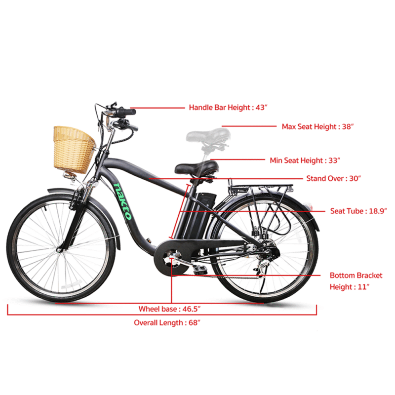 NAKTO Camel 36V/10Ah 250W/350W Electric Bike - Image 11