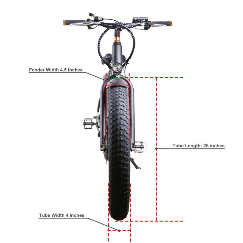 NAKTO Cruiser 36V/10Ah 300W Fat Tire Electric Bike - Image 11